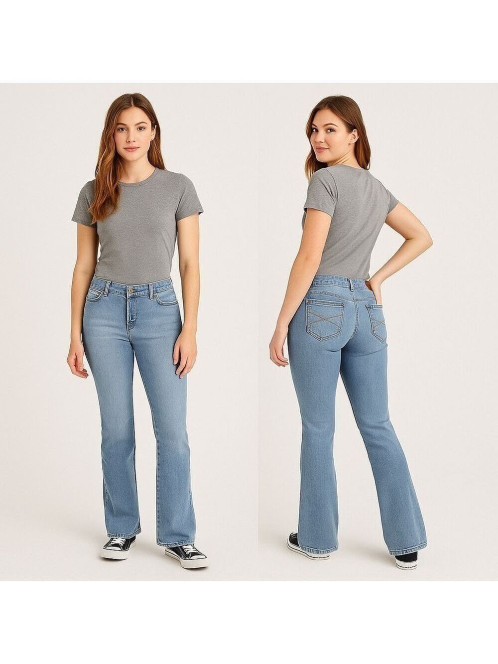 AEROPOSTALE✨ Women’s Low-Rise Hailey Flare Jeans 👖🌸💃 Size 9/10